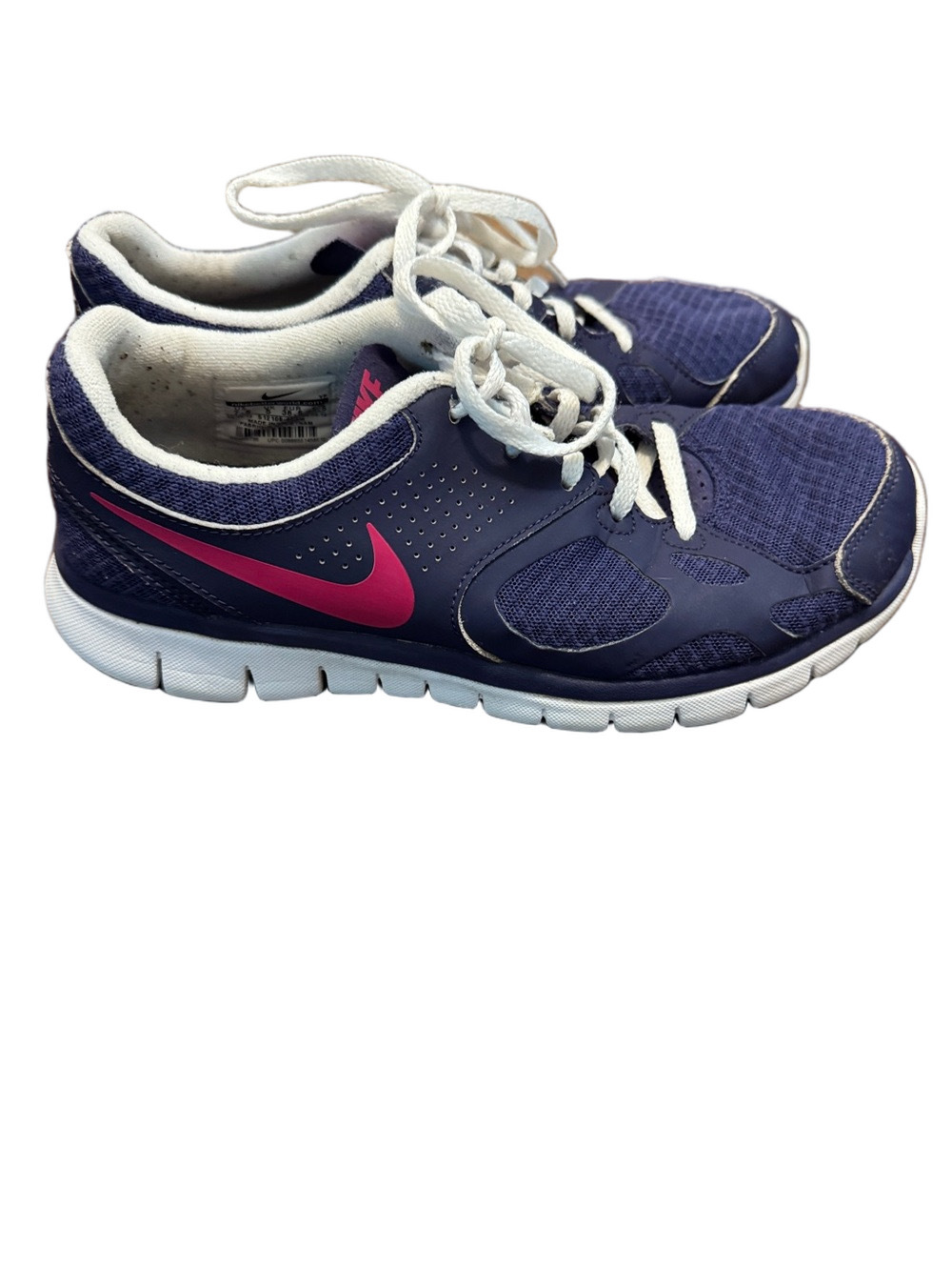 Nike Women’s Flex Run Blue and Fireberry Size 7.5